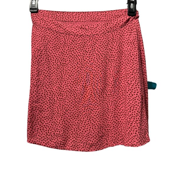 BP from Nordstrom NEW pink animal print wrap skirt size S - Picture 5 of 10